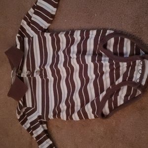 Collerd baby onesie